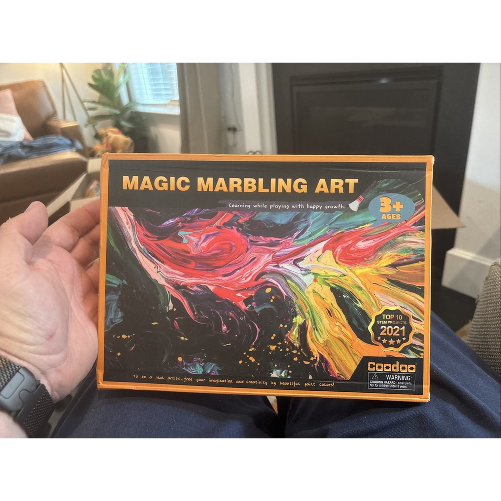 New Magic Marbling Art Kit (Coodoo, 2021) Stem Gift Kids Fun Birthday Present